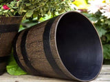 Plastic Bonsai Plant Pot Dark Brown Decorative Outdoor Planter Suitable for Succulents and Herbs V1370-AZ4-14815