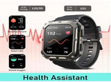 Njord Gear Indestructible Tactical Smartwatch Military Grade & Rugged - Black V1181-EHN0039-BK