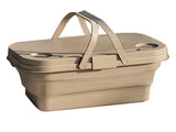 3 In 1 Folding Camping Storage Box Outdoor Food Fruit Container Picnic Table Basket V462-TO-38-01