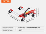 Wheel Dolly, Max Capacity 1500 Lbs Car Dolly, Car Jack Dolly Lifter with 360&deg Rotatable Wheels, V952-ZHSKU00000000000102