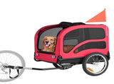 Dog Bike Trailer, Supports up to 45 kg, Pet Cart Bicycle Carrier for Small & Large Dogs, Easy V952-TCSCWZXCTC10QAEQQ001V0
