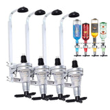 Professional Wall-Mounted Alcohol Tot Dispenser - Heavy Duty Adjustable Metal Wine Rack V888-ELOSUNG49799