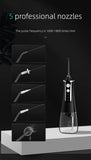 water flosser,Cordless Portable Flosser Rechargeable, Water Tank Electric Waterflosser Flossing V1192-AZ-W-14553