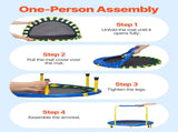 3FT Trampoline for Kids, 92 cm Trampolines Indoor/Outdoor Trampoline for Toddlers, Foldable Mini V952-ETYXBC3YCYXBM625VV0