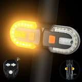 Bike Tail Light With Turn Signals - Split Wireless Remote Control For Cycling Rechargeable 5 Modes V1188-MS-227-0326
