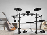 Karrera TDX-16 Electronic Drum Kit with LCD, Toms, Snares Quiet Mesh Pads & Pedals, Adjustable ELE-DRM-5PC