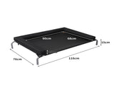 PaWz Elevated Pet Bed Dog Puppy Cat XL X-Large PT1124-XL-BK