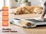 Everfit 3 in 1 Walking Pad Treadmill 12% Incline Under Desk Treadmills for Home Gym 38cm Belt Green TMILL-380-2INC-GN