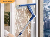 Window Squeegee Extension Pole, Telescopic Window Cleaner, Squeegee Spout WindowWashing Tool V1192-AZ-W-33319
