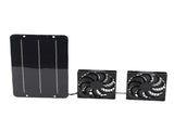 50W Solar Panel Powered Exhaust Fans Kit IPX7 Water Proof Solar Panel Ventilation Fans 4000 RPM for V1294-YM0901-3113250069611