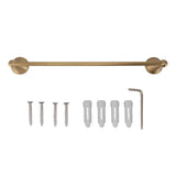 Copper Towel Bar European Style Towel Rack Single Rod Multipurpose Towel Bar Holder for Bathroom V1294-YM0706-3112230063711