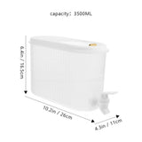 Cold Beverage Dispenser with Faucet, Refrigerator Chilled Kettle Pitcher for Refreshing Drinks and V1369-AZ3-W-15752