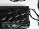 Chic Quilted Leather Crossbody Bag with Chain Strap & Tassel Detail V888-ELOSUNG29124
