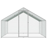 VEVOR Large Metal Chicken Coop, 3x3.93x1.99 m Walk-in Chicken Runs for Yard with Cover, Spire Roof V952-BRSJP4X3X2MJBQGL6V0