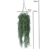Artificial English Hanging Basket UV Resistant 110cm V637-DP1018980