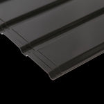 12 PCs Corrugated Roof Sheets Profile Galvanized Metal Roofing Carport Black V63-844551