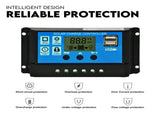 40W Full Solar Powered Automatic Remote Single Swing Gate Opener Battery V379-SNGLSOLAR0