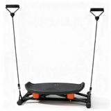 Simulate Ski Training Board Non-Slip Slide Stepper Training Machine with 2 Resistance Bands and V985-SLIDESTEPPER