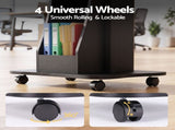 Artiss Mobile Podium Stand with Lockable Wheels Height Adjustable Laptop Desk Black LPS-HY01-120-BK