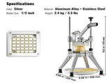 Commercial Vegetable Fruit Chopper 1/2 Blade Heavy Duty Professional Food Dicer Kattex French Fry V952-G212INCH420J23BAAV0