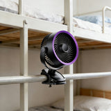 3-in-1 Clip On Fan, Portable Desk Fan, 360&deg Rotatable Design, USB Rechargeable Fan for Office Home V1370-AZ4-09010