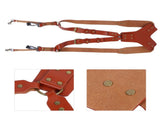 Camera Double Shoulder Strap Leather Camera Harness Photography Accessories for Outdoor Use V1294-YM0718-3117200198511
