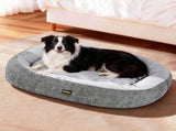 Pawz Pet Bed Washable Plush Orthopedic Soft Non Slip PT1363-L-GY-AU