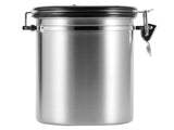 Stainless Steel Sealed Tank MoistureProof Coffee Bean Tea Storage Pot with Air Evacuation V1294-YM0901-3118200183912