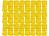 24x Womens Leg Warmers Disco Winter Knit Dance Party Crochet Legging Socks Costume - Yellow V563-BR-24LEGWARMS-YLW