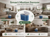 CARLA HOME 7L Automatic Trash Bin with Lid, Motion Sensor Garbage Can Blue V178-36564