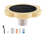 Solar Pool Ionizer, Petal Copper Pool Ionizer Up to 170343 L, Floating Automatic Water Cleaner and V952-TYNYCLZFSQDHQ59ZZ001V0