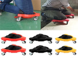 1 Pair Set Red Multi-Function Knee Pads with Swivel Wheels Comfortable Knee Protection Ideal V888-ELOSUNG17565