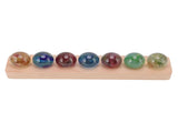 Ball Night Light 3D Effect Color Variation Painting Process Built in LED Glass Sapele Beech Crystal V1294-YM0717-3115220082513