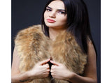 Faux Fur Shawl for Women Long Fluffy Collar Scarf Wrap Winter Warm Shrug for Wedding Bridal V1192-AZ-W-17318