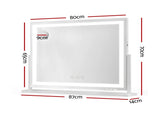 80x65cm Embellir Makeup Mirror Hollywood Vanity with LED Light White Frame MM-E-FRAME-6580LED-WH