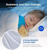 100% Terry Cotton Fitted Mattress Protector Waterproof King V201-W12850221