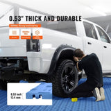 Garage Tiles Interlocking 12x12 in 25 Pack Garage Flooring Tiles Blue V952-CKDDLSJ251212C791V0