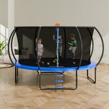 14FT, 450 lbs with Enclosure Net, Ladder, and Curved Pole, Heavy Duty V952-YXBC14YCHWYXD8MMPV0