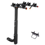 3 Bike Rack Bicycle Car Rear Carrier 2" Steel Foldable Steel Hitch Mount Towbar V610-CYC-TOW-BI3
