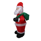 Blow Up Father Christmas Lighted 1.8m Polyester Fiber Inflatable Father Christmas for Event Venue V1294-YM0901-3115230107212