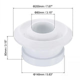6Inch Round Air Vent Adjustable Rotatable Ball Jet Air Diffuser Soffit Vent Ventilation Ducting Hose V1189-LWWAL-20260327-04091