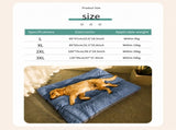 Luxuriously Soft and Thick Pet Sleeping Mat, Perfect Four-Season Floor Bed for Dogs and Cats, V1341-ZY-P5APP8GV-2XL-BLUE