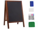 VEOVR A Frameboard Sign, 50x102 cm Double-Sided Sidewalk Signs, Freestanding Vintage Wooden V952-LSCTB2040INCHRVHUV0