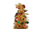 4.9ft PET Foldable Artificial Xmas Tree Sequin Pop Up Xmas Tree for Home Holiday Decoration Gold V1294-YM0901-3115240121611