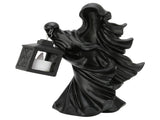 LED Halloween Ornament Resin Witch Sculpture Statue Lantern for Garden Terrace FestivalsBlack V1294-YM0710-3119210219012
