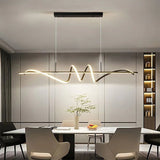 BAMDECOR A202 Modern LED Linear Pendant Lights with Dimmable LED 1.8 Meters V255-BAM-A202-1.8-BLK