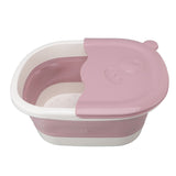 Foot Soaking Tub Foldable Foot Bath Foot Tub Bucket for Children Foot Bath Plastic Wash Bathtub Pink V1294-YM3117220226211-0421