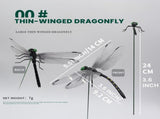20 Pcs Dragon Fly Clips for Bugs Repellent, 3D Artificial Dragonfly Hat Clip, Dragonfly Garden Decor V1258-DP02-C-1360