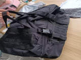 Versatile Tactical Duffle Bag with Convertible Backpack Straps, Water-Resistant 600D Nylon, MOLLE V1341-ZY-D5ZHUYRW-KHAKI