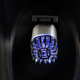 12V Car Air Purifier Car Air Freshener with Dual USB Charger Port Black V1263-JX-7201-1